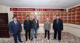 Vali Varol, Şehit Aileleri ve Gaziler Derneğinde incelemede bulundu