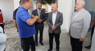 Vali Varol, Tarım ve Orman İl Müdürlüğü yeni hizmet binası inşaatını inceledi