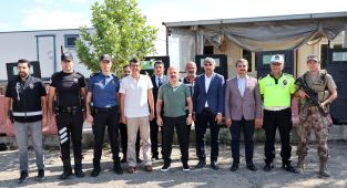 Vali Varol, uygulama noktasını ziyaret etti