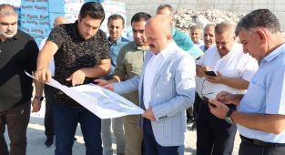 Vali Varol, yapımı devam eden Tarım ve Orman Müdürlüğü binasını inceledi