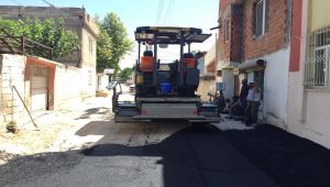 Varlık Mahallesinde asfalt çalışması