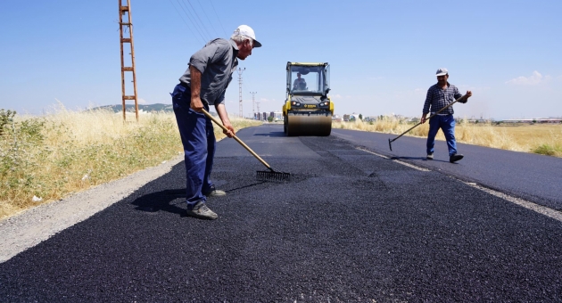 Yeni Otogar Civarında Asfalt Çalışması