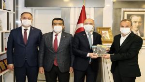 Yeniden Refah Partisi Genel Başkan Yardımcısı Helvacı'dan, Başkan Kılınç'a ziyaret