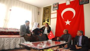 Yeşim Pekmez’den Çelikhan’daki Şehit Ailelerine Ziyaret