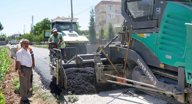 Yunus Emre Mahallesi’nde Asfalt Çalışması