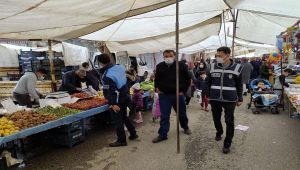 Zabıta ekipleri nikah salonu ve pazarda denetimlerini sürdürdü
