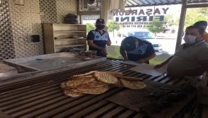 Zabıta ekiplerinden pide fırınlarına denetim