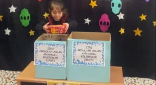 Zini Abdullah Aslan Anaokulu miniklerinden “Ramazan Kolisi” kampanyası
