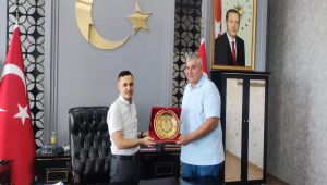 Ziraat Odası Başkanı Turanlı’dan Kahta Kaymakamı Koç’a veda ziyareti